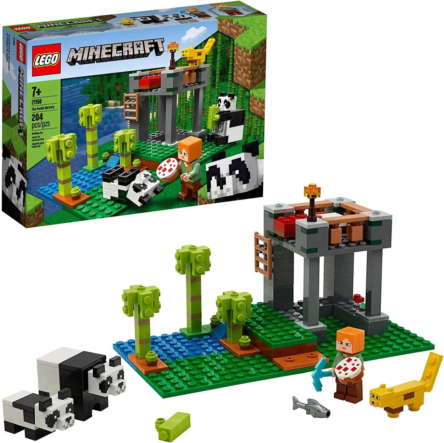 image for LEGO Minecraft - The Panda Nursery foto
