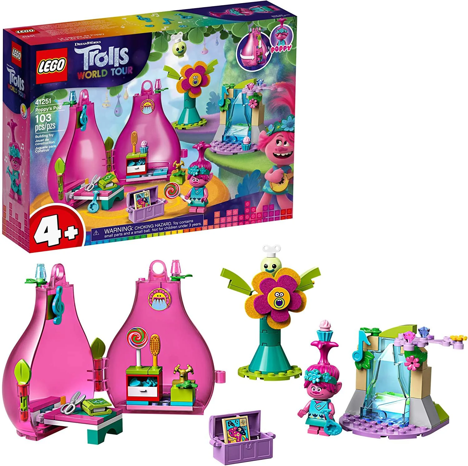 LEGO Trolls World Tour - Poppy's Pod foto