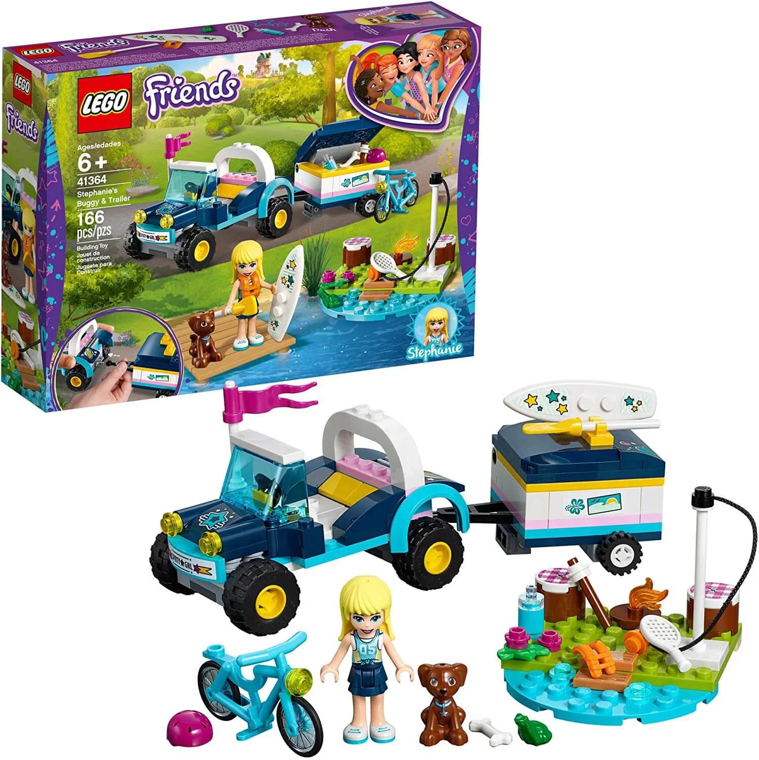 LEGO Friends - Stephanie's Buggy & Trailer foto