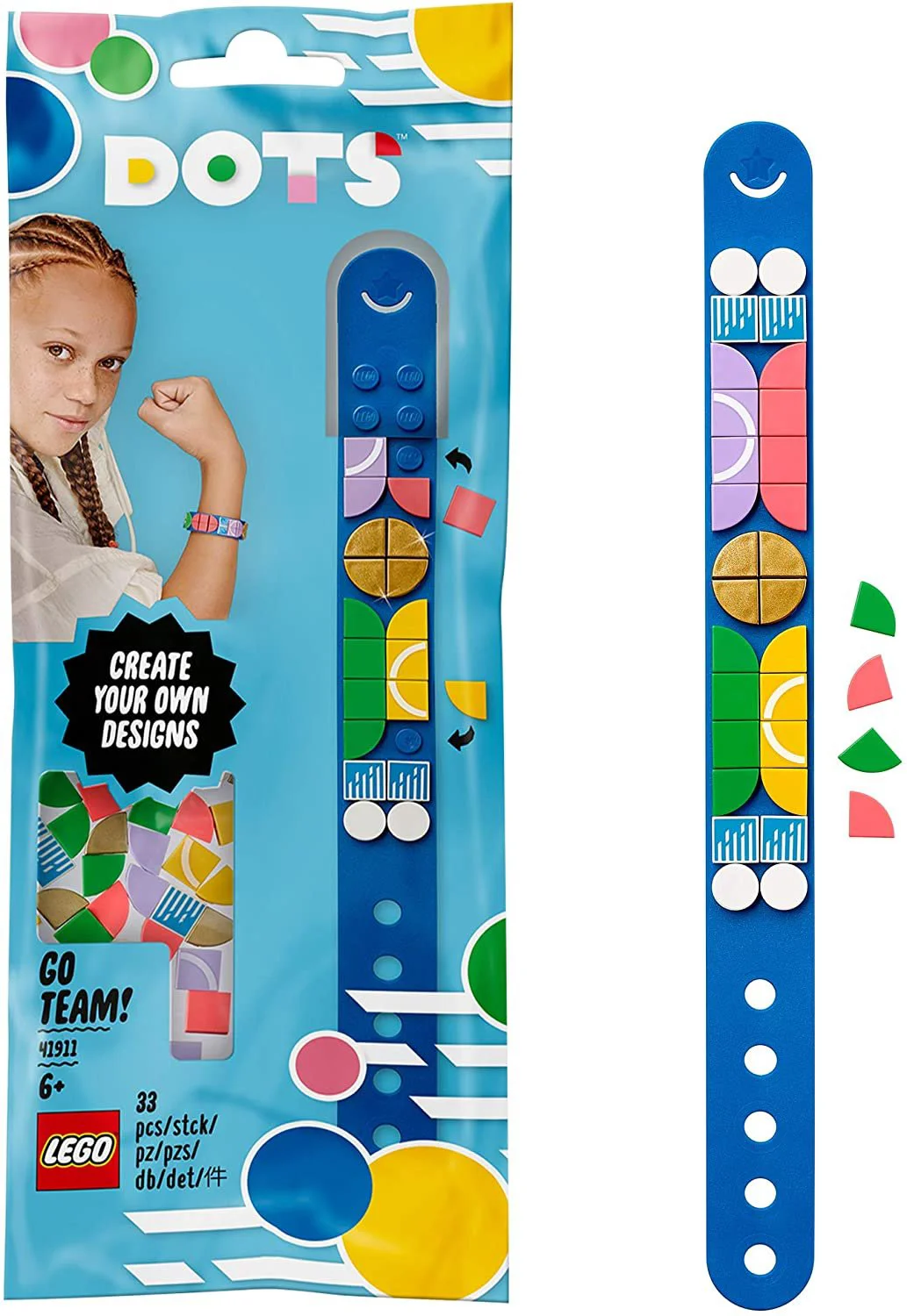LEGO Dots - Go Team! Bracelet foto