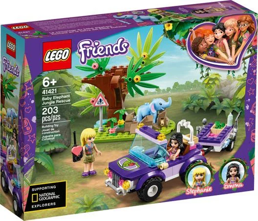 image for LEGO Friends - Baby Elephant Jungle Rescue foto