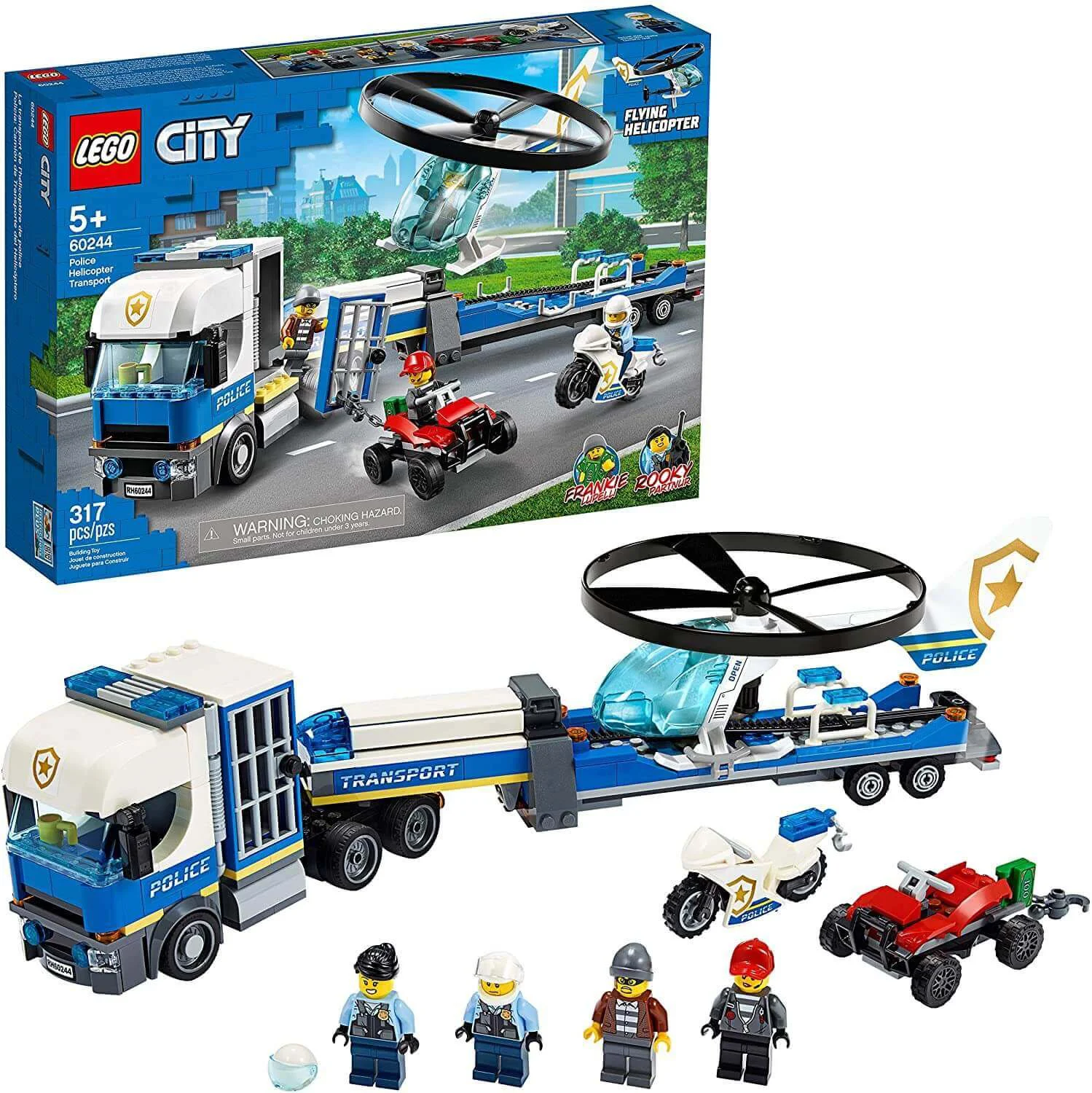 LEGO City - Police Helicopter Transport foto