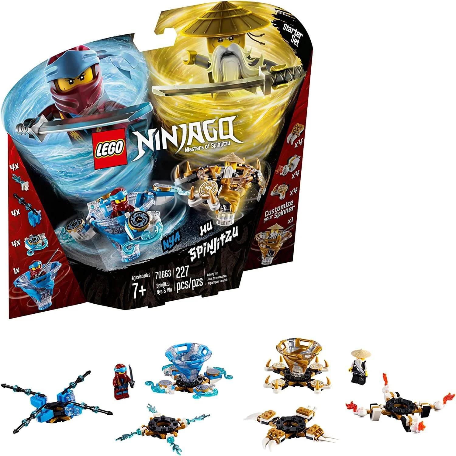 image for LEGO Ninjago - Spinjitzu Nya & Wu foto
