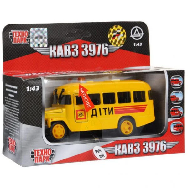 image for Masina cu inertie Technopark KAVZ Autobus pentru copii (sunete, lumini) foto