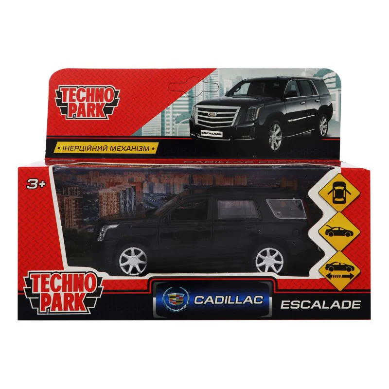 Masina cu inertie Technopark Cadillac Escalade (negru, 1:32) foto