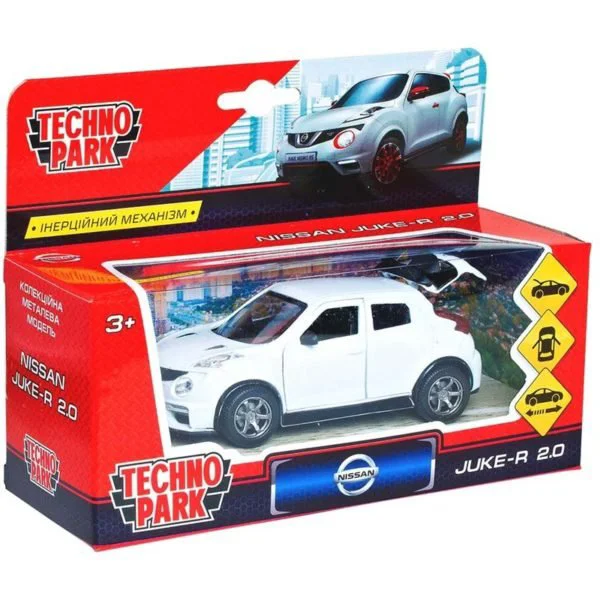 Masina cu inertie Technopark Nissan Juke (alb, 1:32) foto