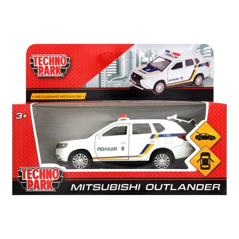 Автомодель по инерции Technopark Mitsubishi Outlander Police (1:32) foto