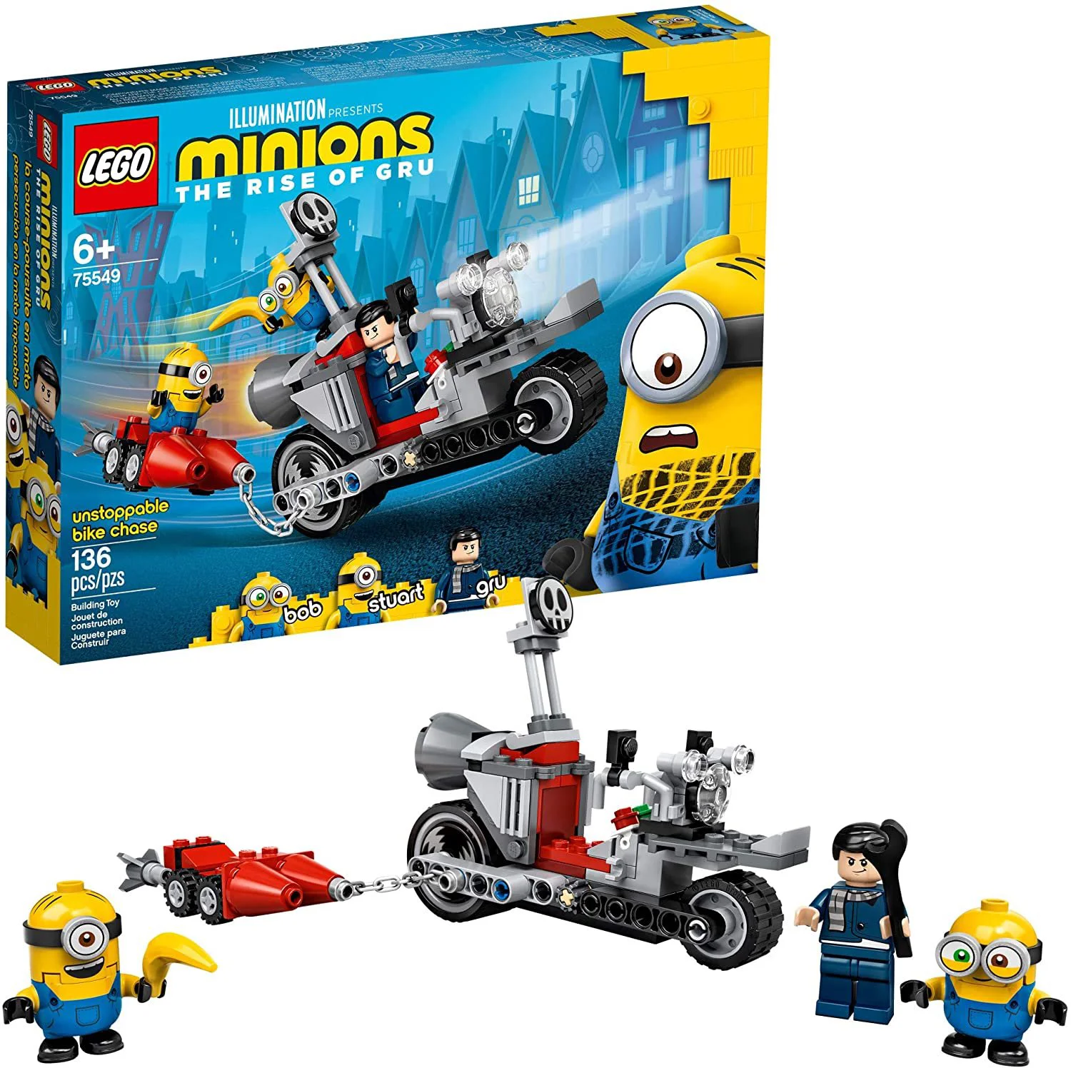 LEGO Minions - Unstoppable Bike Chase foto