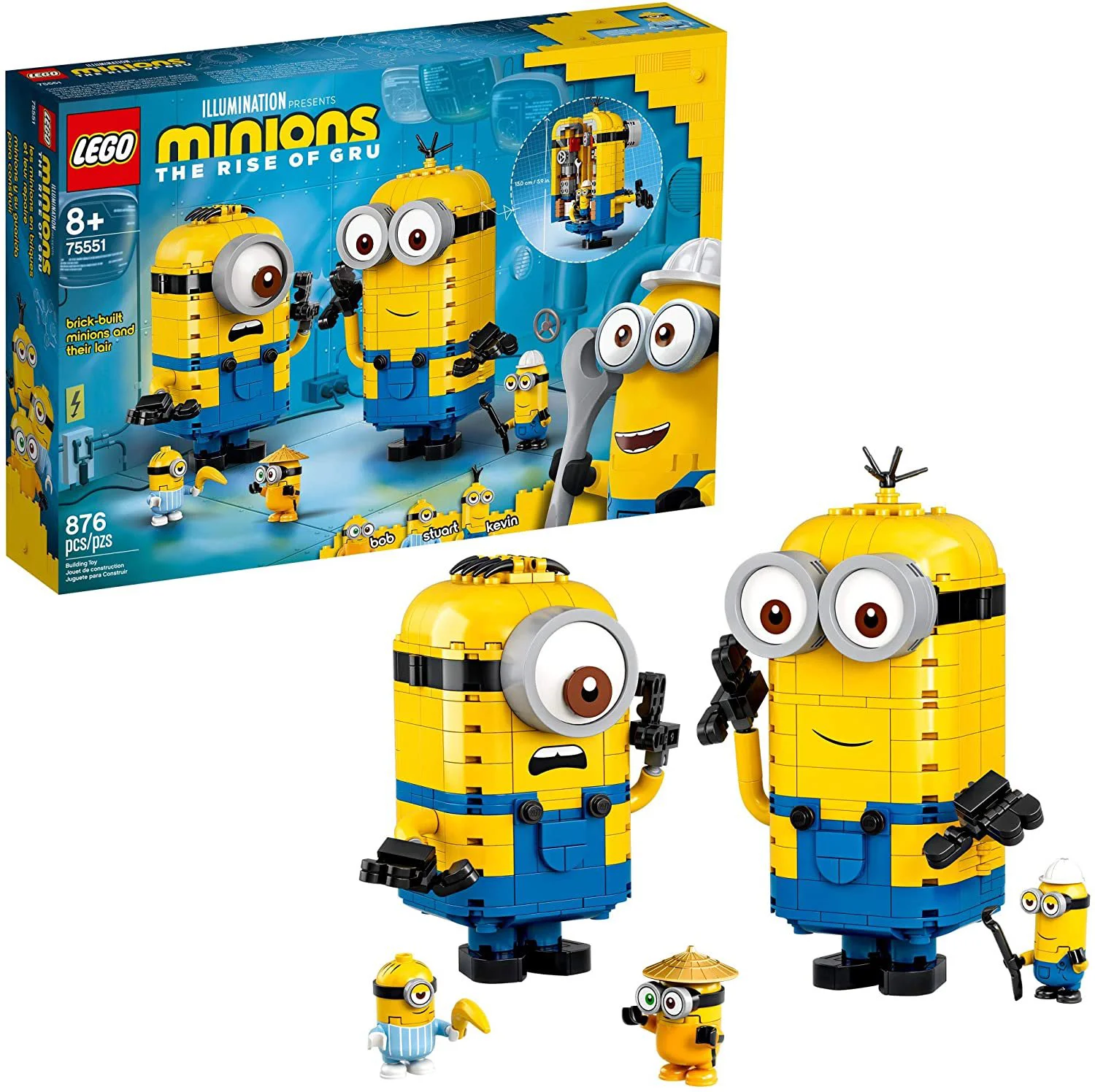 LEGO Minions - Brick-built Minions and their Lair
