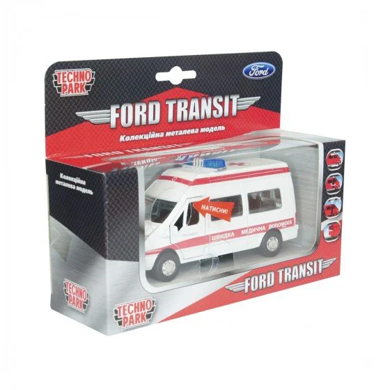 image for Автомодель по инерции Technopark Реанимация Ford Transit (свет, звук) foto