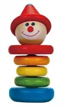 Jucarie de lemn, Hape "Happy Clown Rattle" foto