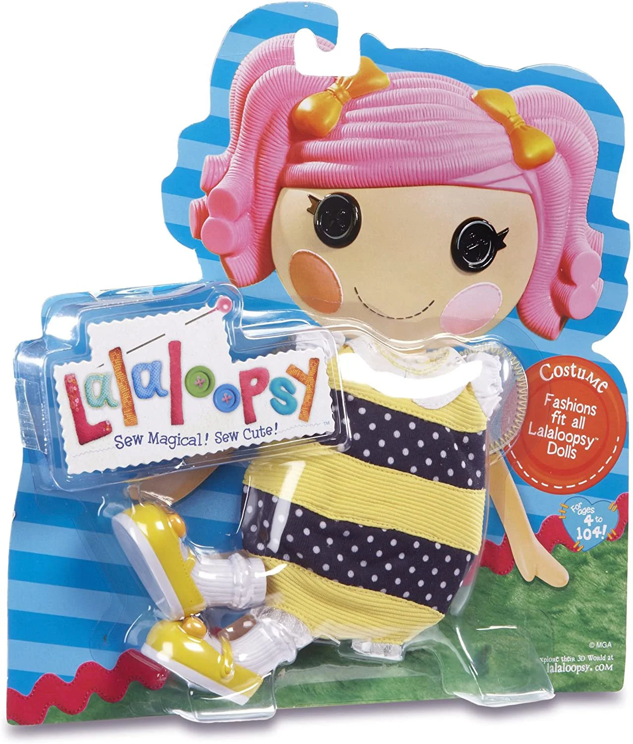Hainute pentru papusi Noriel Lalaloopsy Fashion Pack "Albinuta" foto