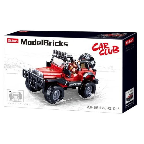 Constructor Sluban Model Bricks - Jeep foto