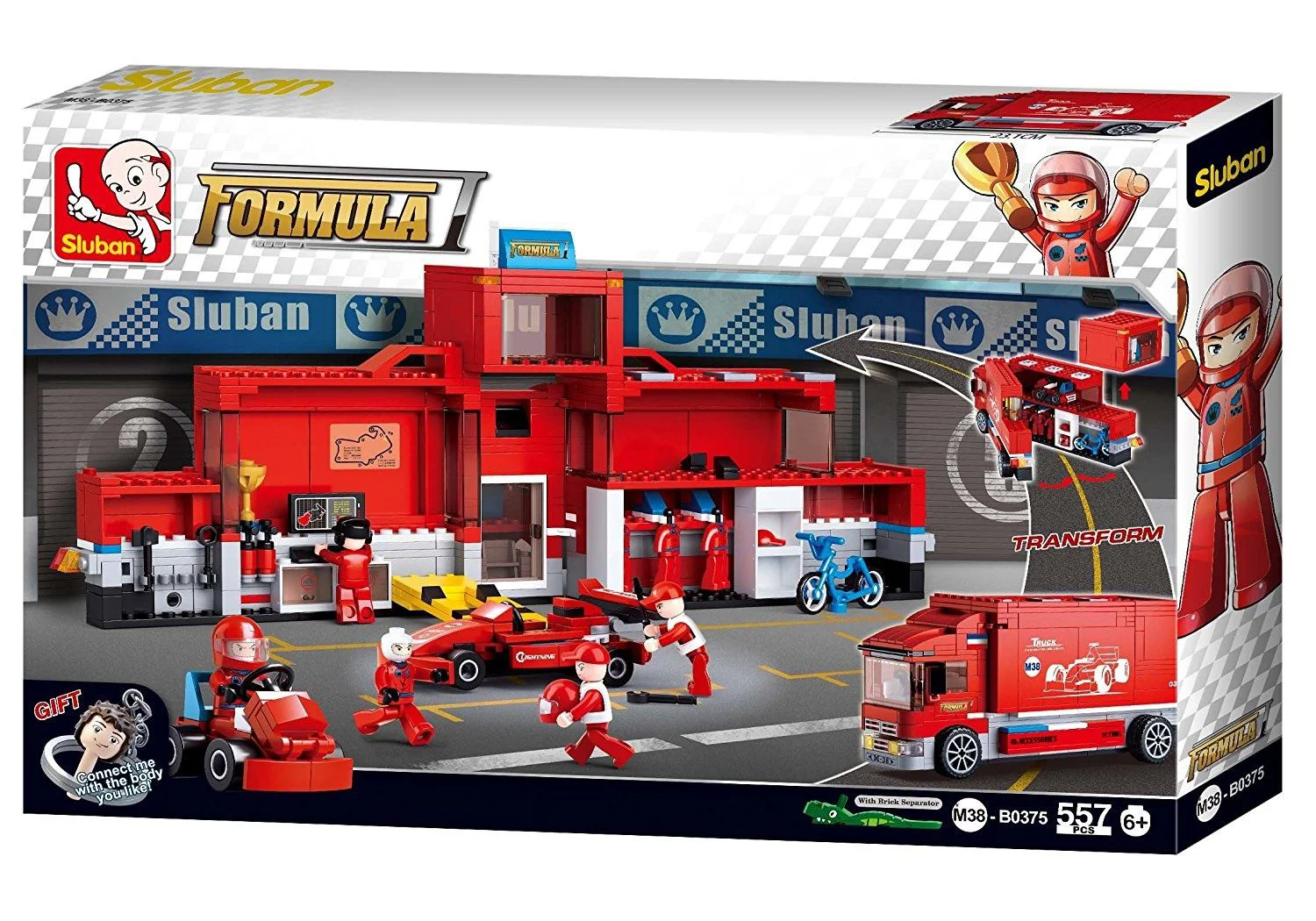Constructor Sluban Formula, Statia masinilor de curse F1 foto