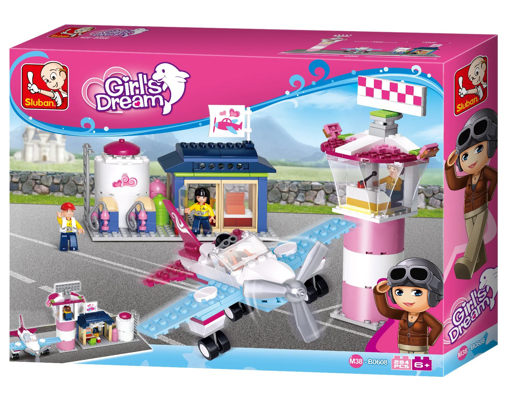 Constructor Sluban Girl's Dream, Fantasticul club de zbor foto