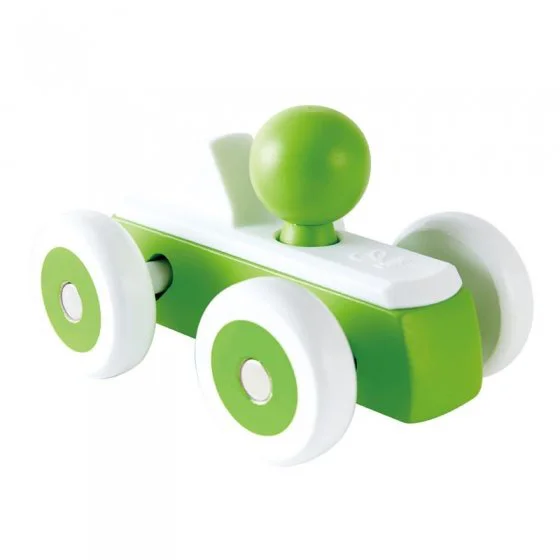 Jucarie din lemn Hape Roadster rulant, Verde foto