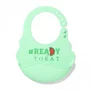 Baveta din silicon cu nasturi reglabili BabyOno, #Ready to Eat foto