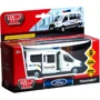Masina cu inertie Technopark Ford Transit Politia (alb, 1:32) foto