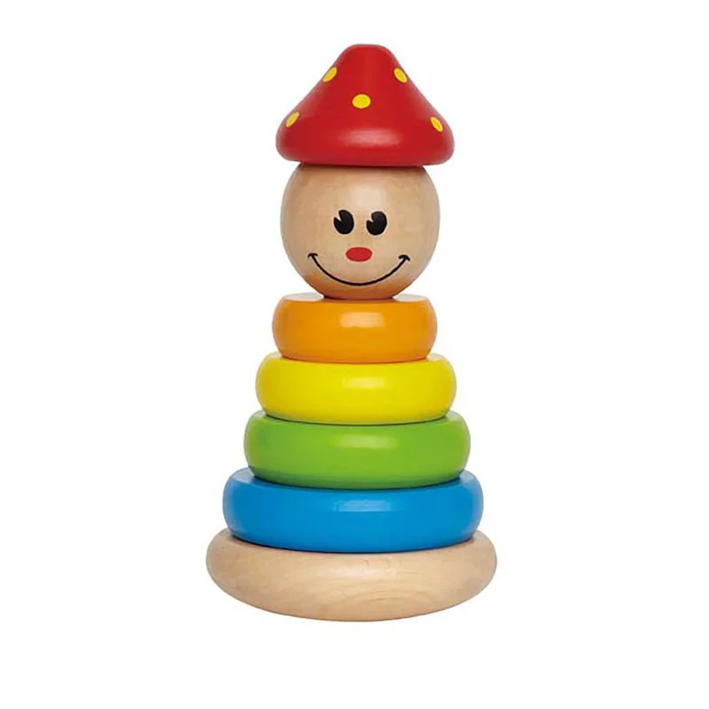 Jucarie de lemn Hape "Clown Stacker" foto
