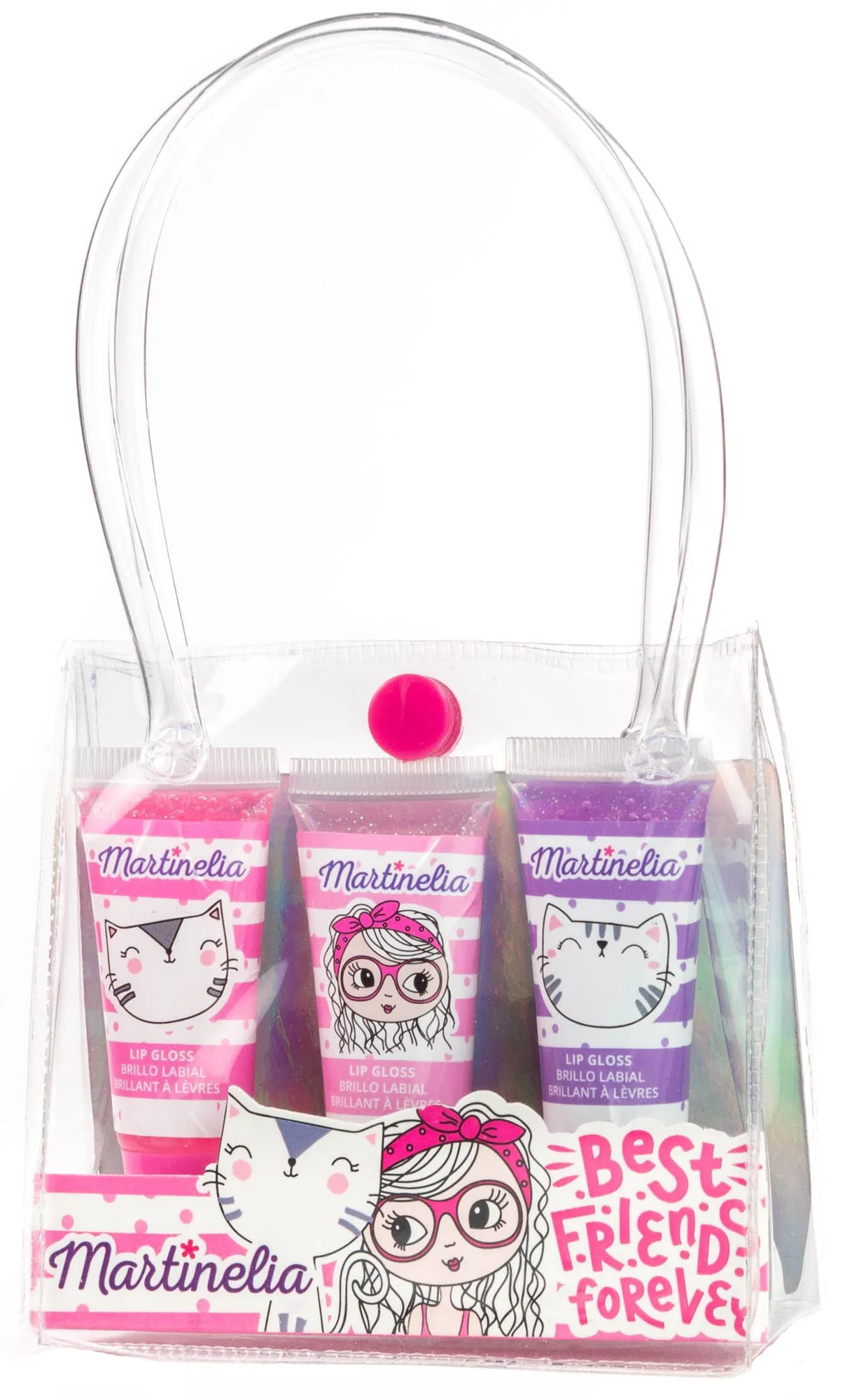 Set de cosmetica Luci de buze Martinelia Best Friends Forever, 3 piese
