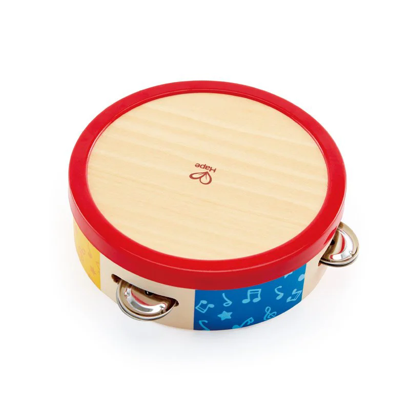 image for Tamburina din lemn Hape "Tap-Along Tambourine" foto