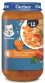 Piure Gerber Junior Risotto cu carne de curcan si legume (12+ luni), 250 g