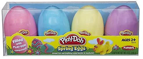 Набор пластилина Пасхальные яйца кролика Hasbro Play-Doh, 4 шт.