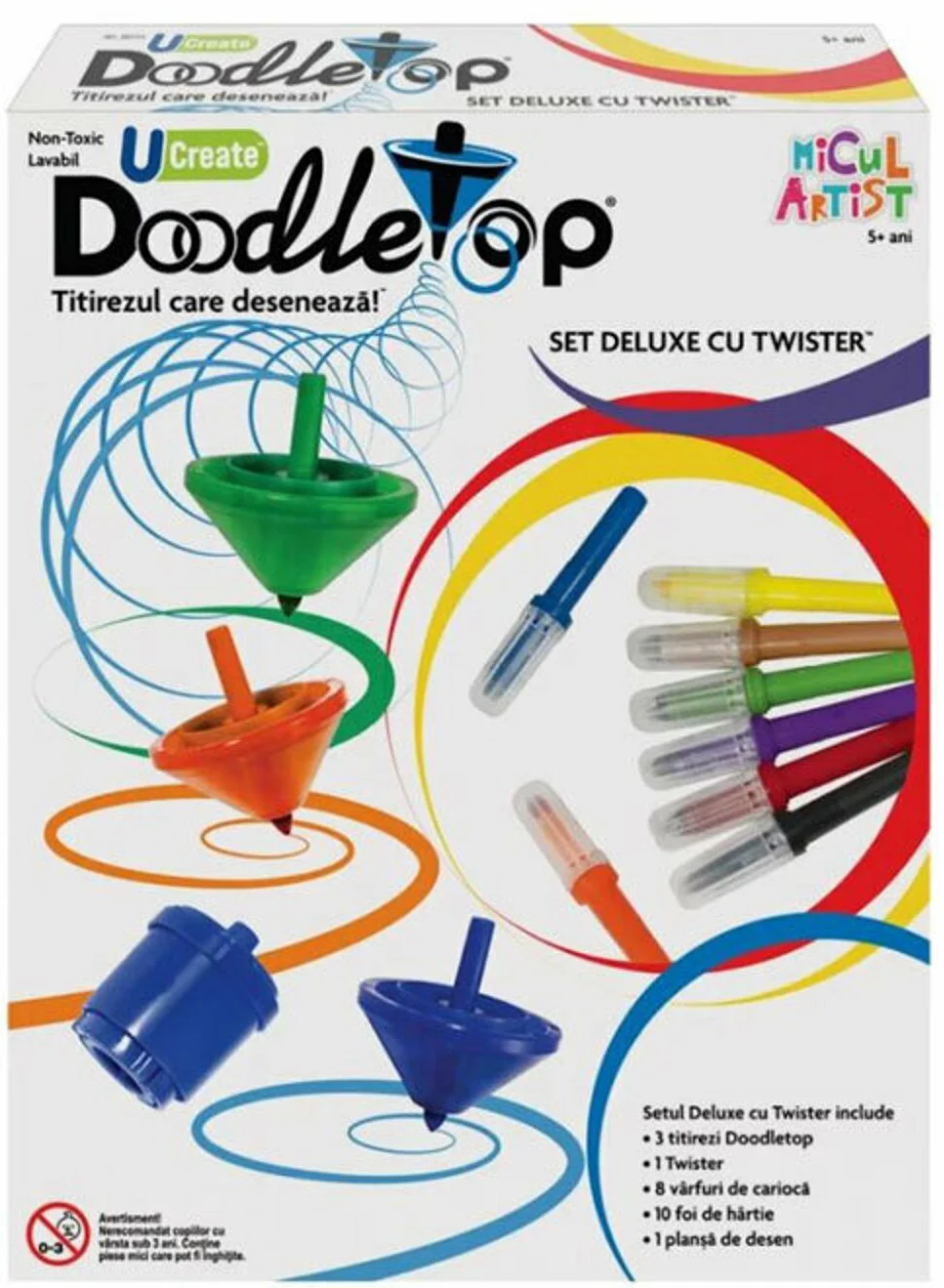 image for Titirez Noriel Micul artist "Doodletop twister deluxe kit" foto