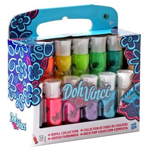 Набор декоративных паст DohVinci Complete Color Collection Hasbro Play-Doh, 12 шт