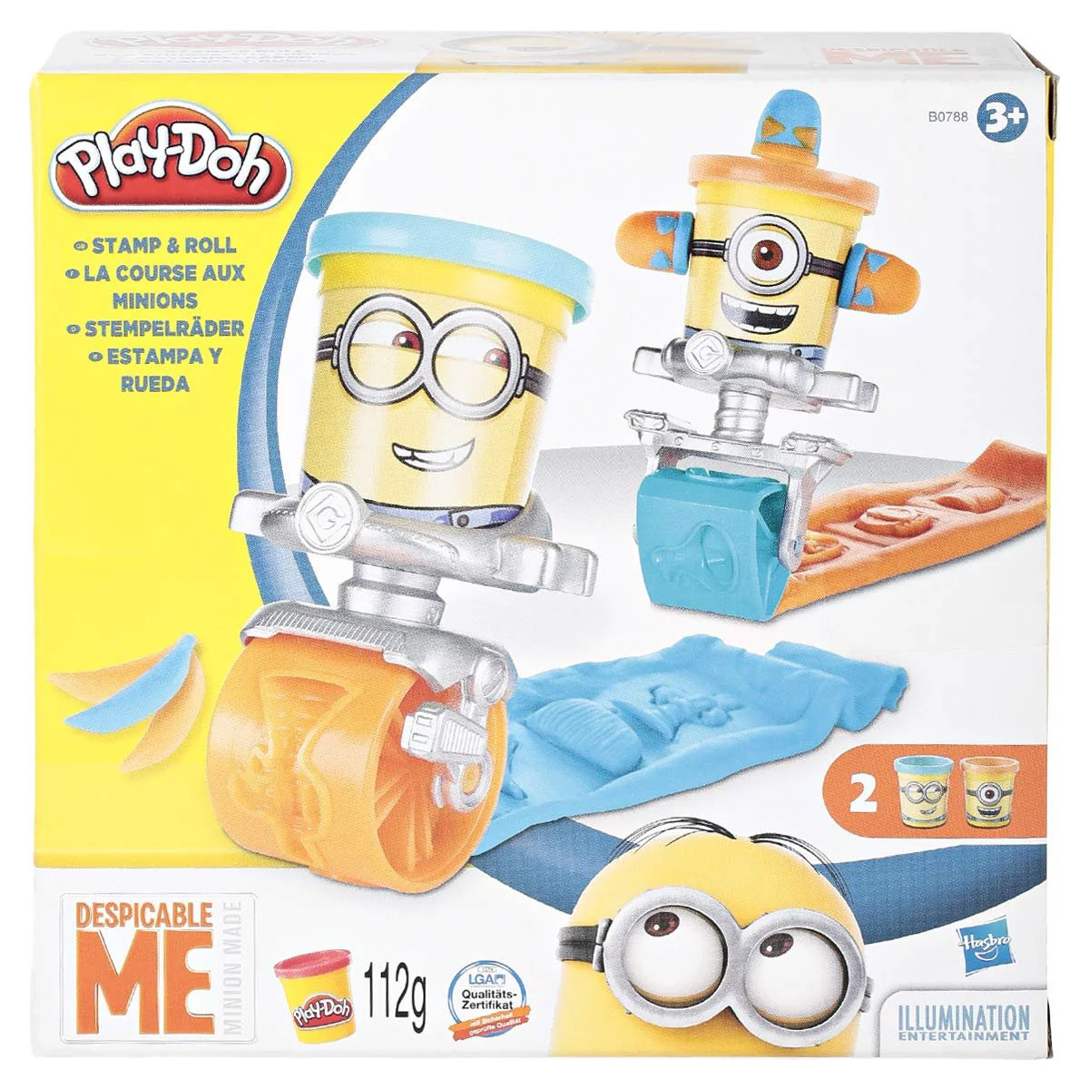 Set plastilina Minions Despicable Me Hasbro Play-Doh, 2 cutii si accesorii foto