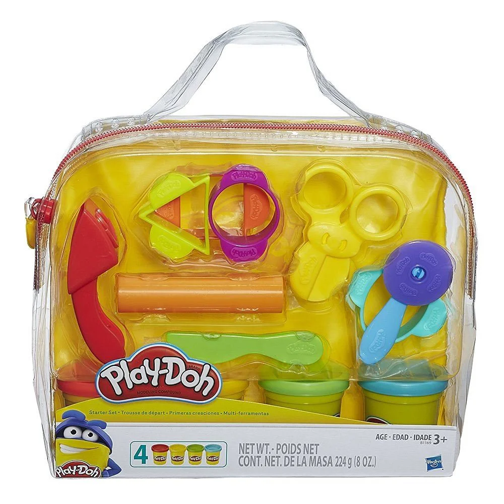Set plastilina Starter Set Hasbro Play-Doh, 4 cutii si accesorii foto
