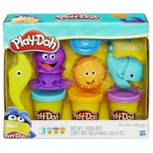 Set plastilina Ocean Tools Hasbro Play-Doh, 3 cutii si accesorii foto
