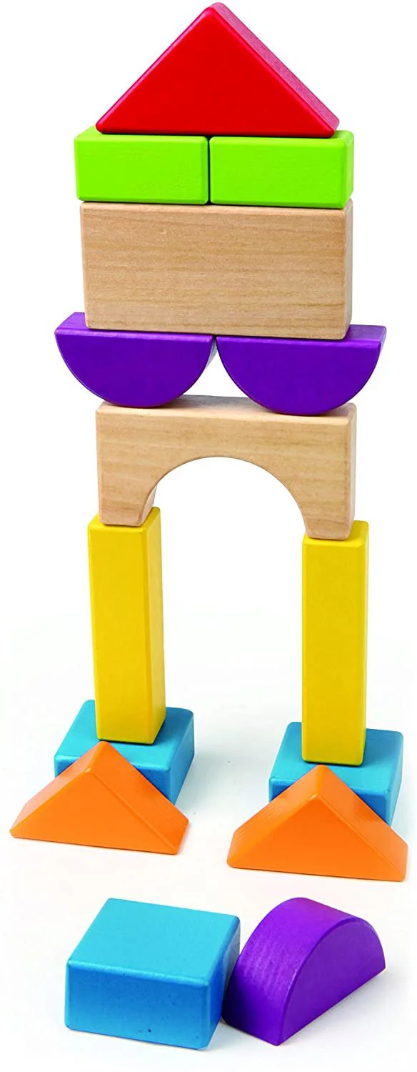 Set de constructie din lemn Hape Oras foto