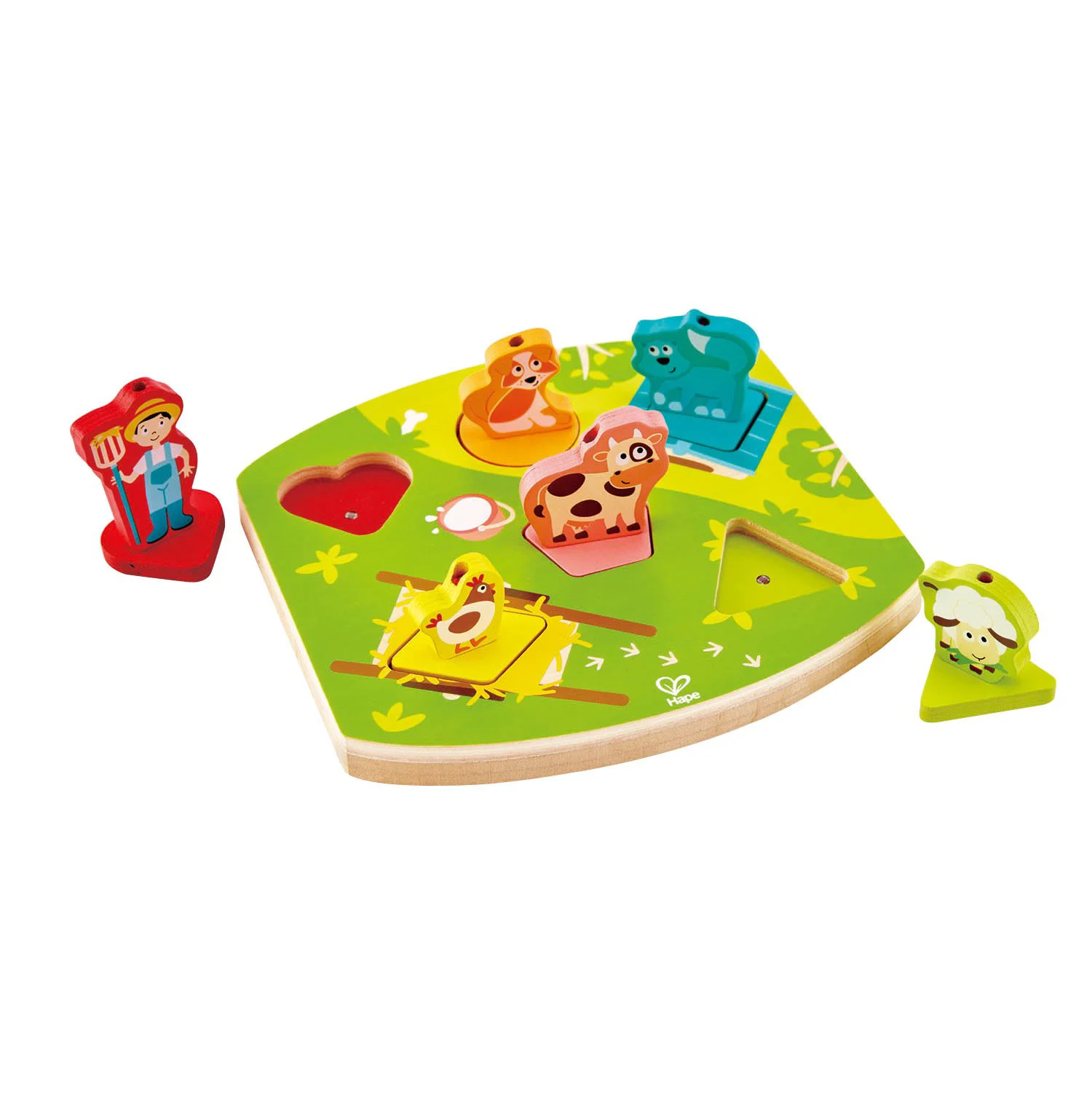 image for Деревянный пазл Hape Ферма со звуком foto