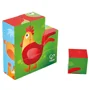 Block puzzle cu animale domestice Hape foto