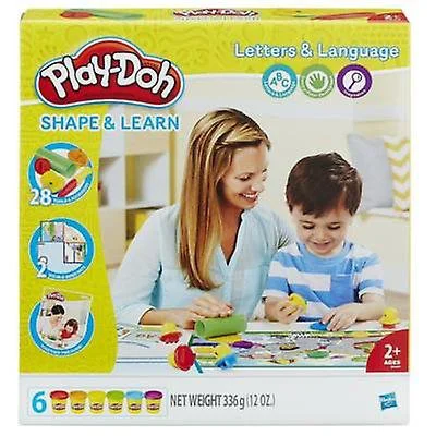 Набор пластилина Магия букв Hasbro Play-Doh, 6 коробок и аксессуары foto