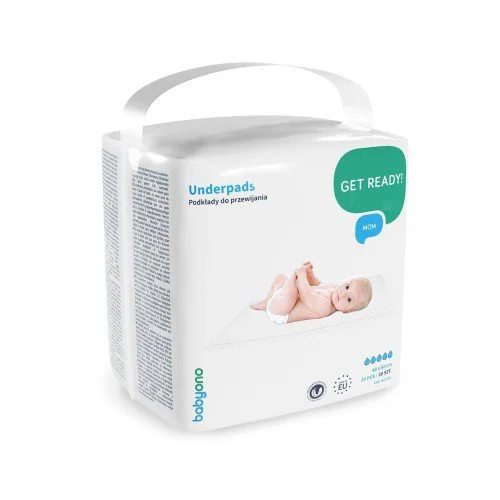 image for Впитывающие пеленки для постели BabyOno (60x40 см), 20 шт. foto