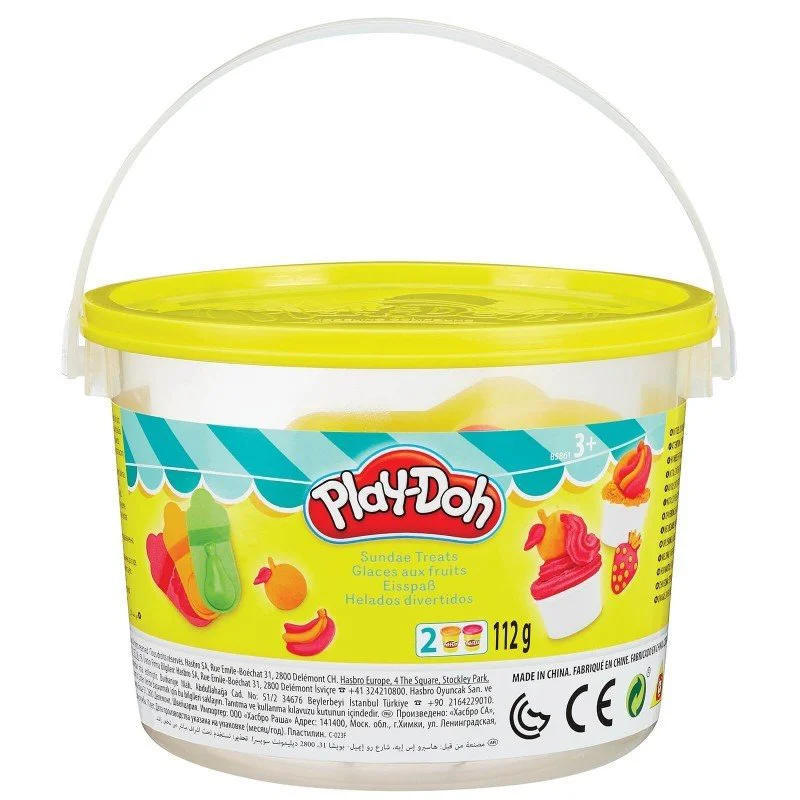 Набор пластилина Печенье Hasbro Play-Doh, 2 коробок и аксессуары, ассортимент