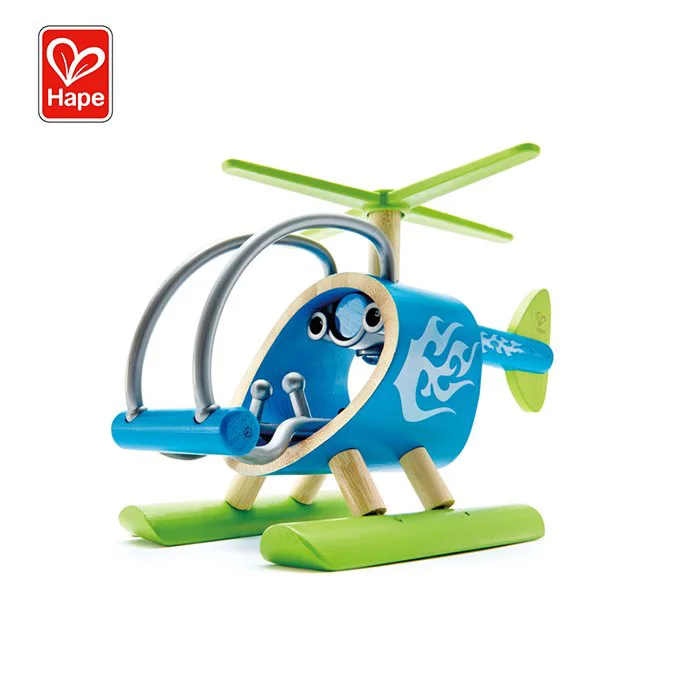 Elicopter din lemn Hape E-Copter foto