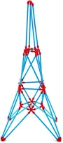 Constructor din bambus Hape Turnul Eiffel Flexistix foto