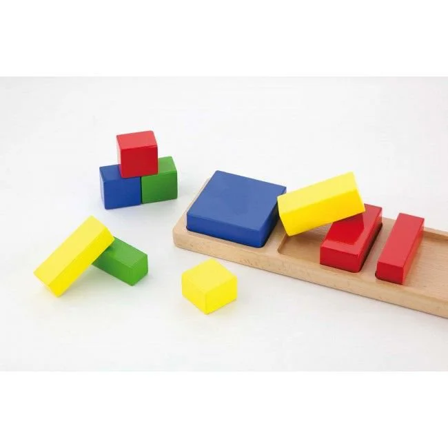 image for Set de joc educativ din lem Viga Toys Maths Blocks foto