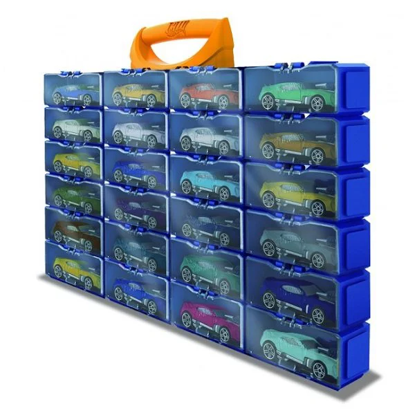 Cutie pentru depozitare a 28 masinute Hot Wheels foto
