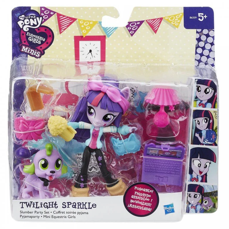 Mini papusa Twilight Sparkle Equestria Girls My Little Pony Hasbro, 12 cm