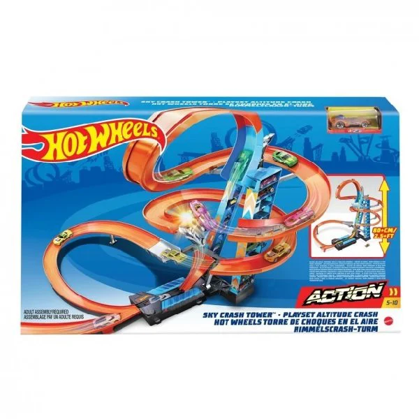 Set de joaca Hot Wheels "Sky Crash Tower" foto