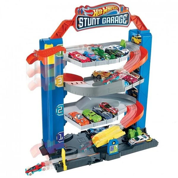 Set de joaca Hot Wheels "Stunt Garage"