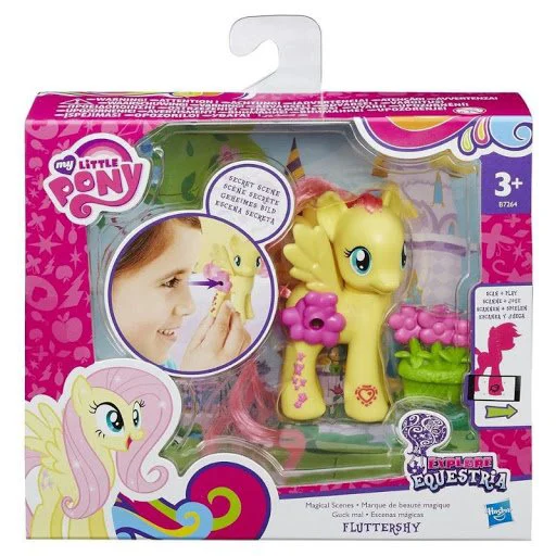 Set figurina si accesorii Pony cu imagini magice My Little Pony Hasbro, 8 cm, sortiment