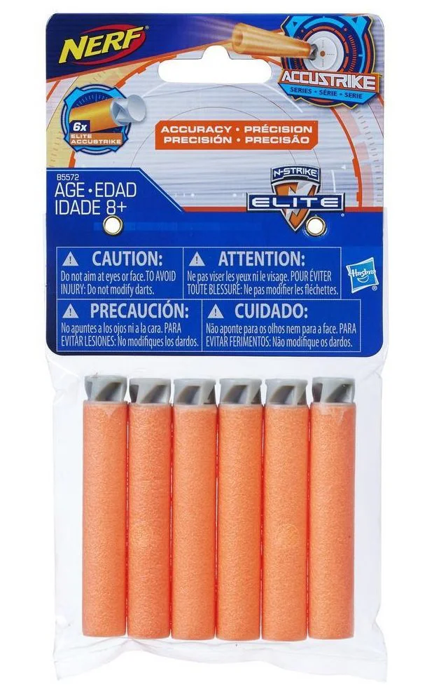 Set de proiectile pentru blaster Nerf N-Strike Elite Dart Hasbro, 6 piese foto