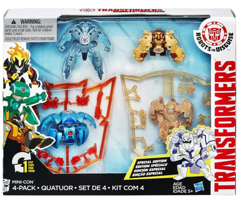 Набор фигурок Robots in Disguise Rid Minicon Transformers Hasbro, 4 шт