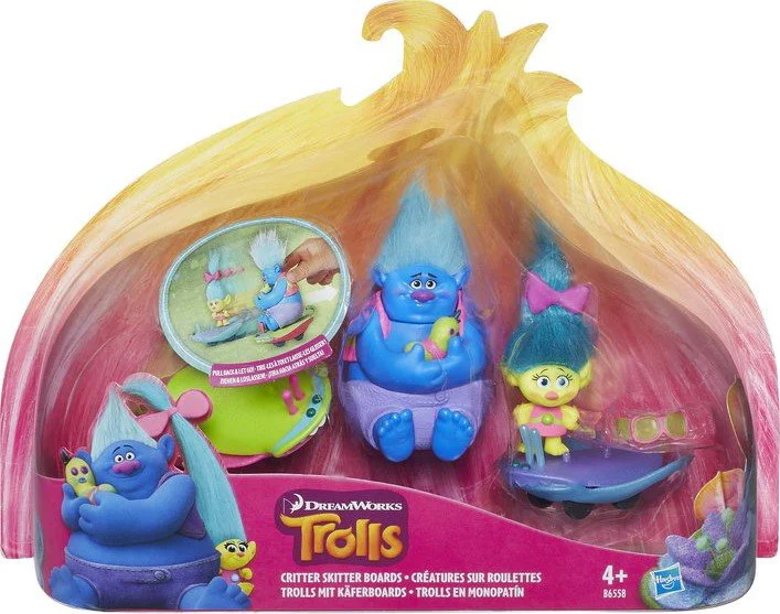 Set tematic cu figurine si accesorii Trolls Dream Works Hasbro