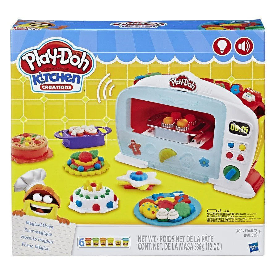 Set plastilina Cuptorul magic delicios Hasbro Play-Doh, 6 cutii si accesorii foto
